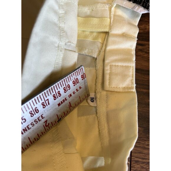Vtg Boast U Of Michigan Womens Sz 10 Yellow Tennis Skirt Pleated Preppy - Picture 4 of 11